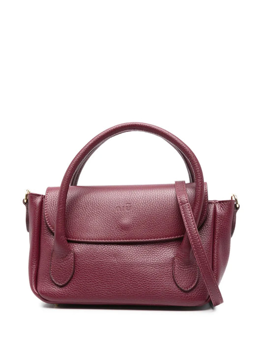 NiuJeanne top-handle leather tote bag