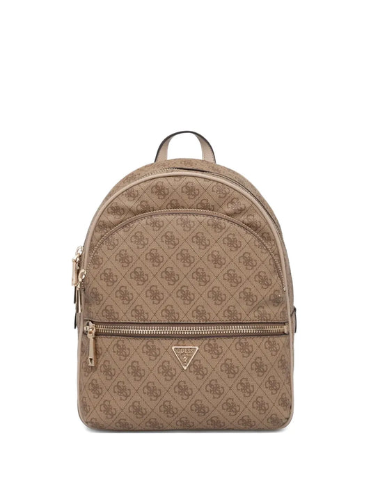GUESS USAmonogram-pattern zip-around backpack
