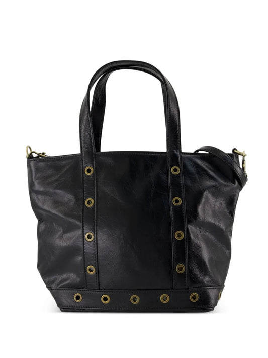 Vanessa Brunosmall eyelet-detail tote bag