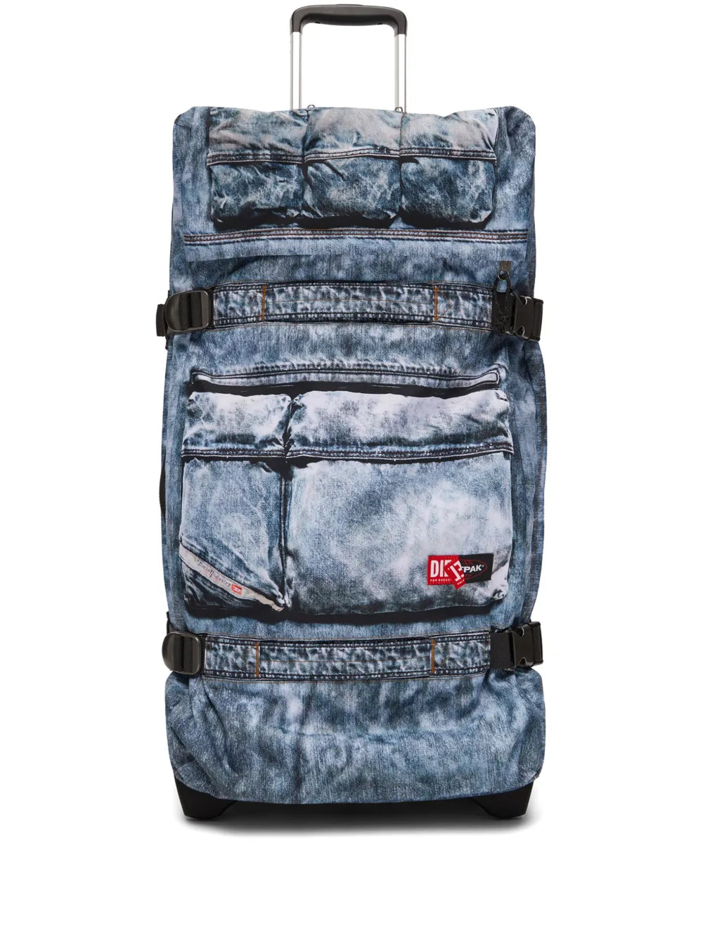 Dieselx Eastpak denim-effect wheeled trolley