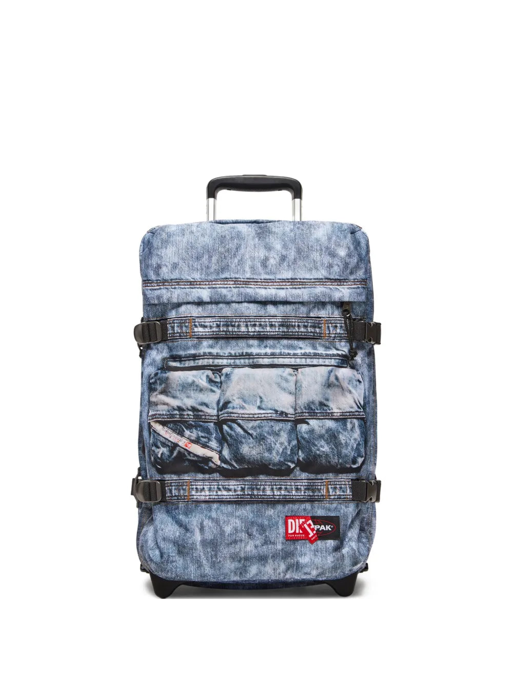 Dieselx Eastpak trompe-l'oeil denim cabin bag