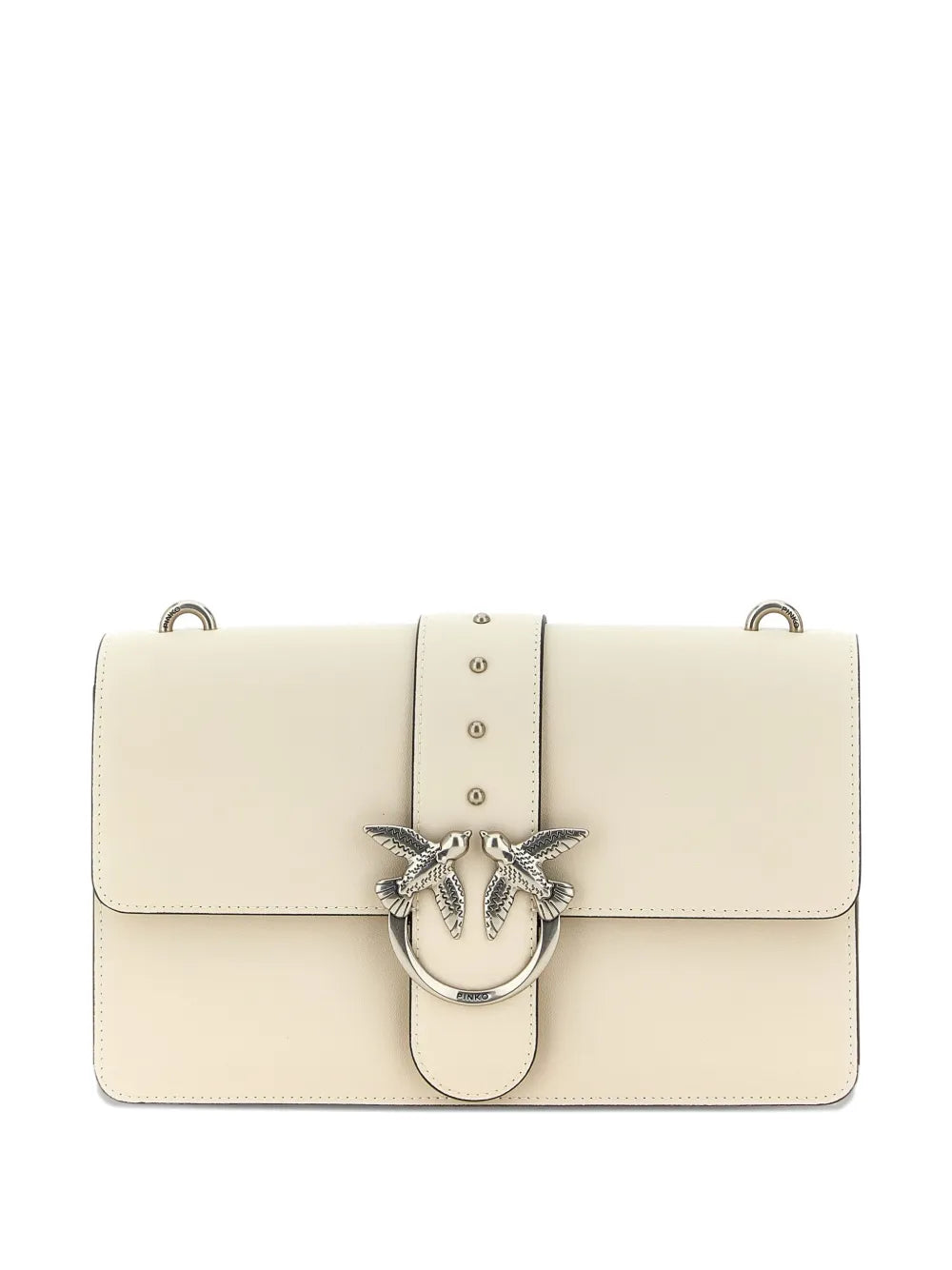 PINKObird-embellished flap cross body bag