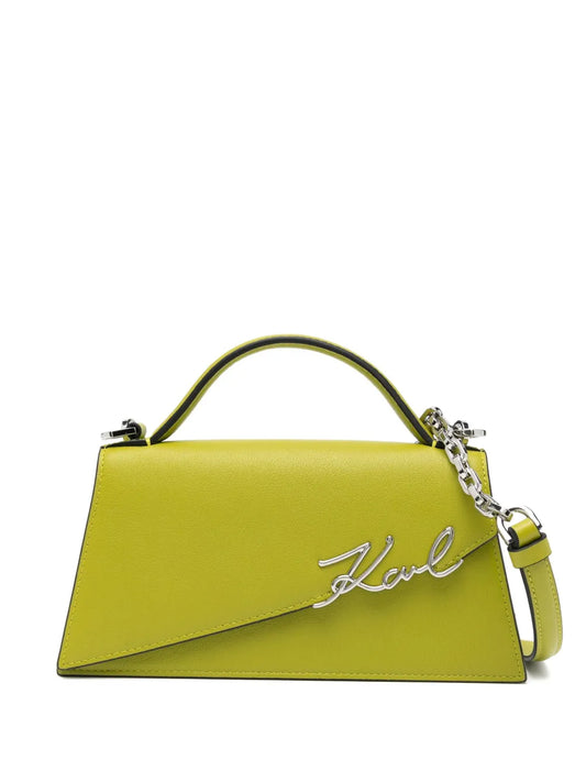 Karl Lagerfeldlogo-plaque tote bag
