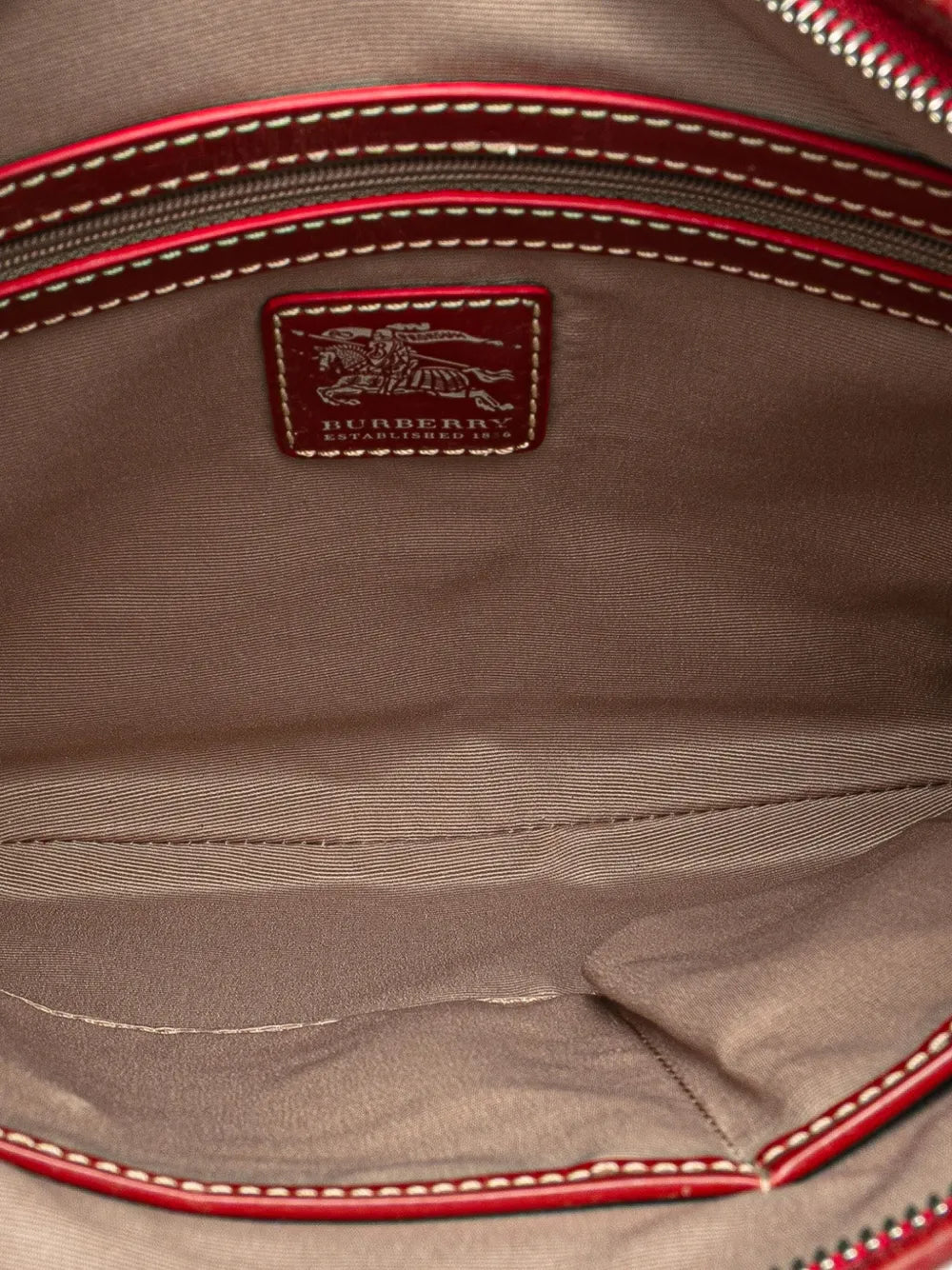 Pre-OwnedBurberry Pre-Owned2000-2017 Supernova Check Coated Canvas Larkin hobo bag