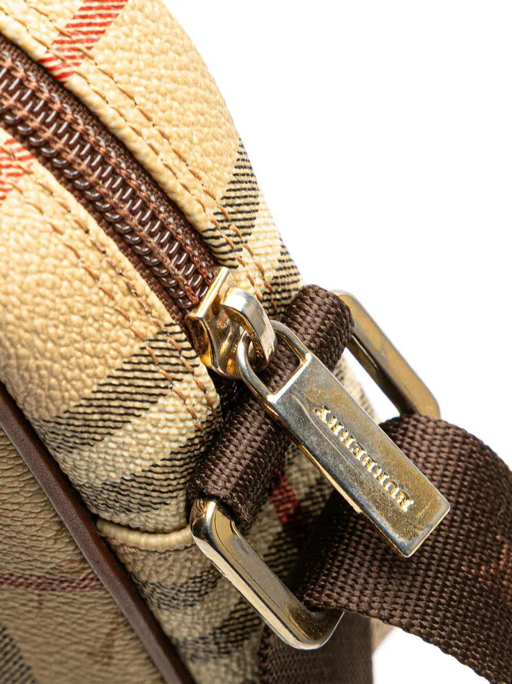 Pre-OwnedBurberry Pre-Owned2000-2017 Haymarket Check Canvas crossbody bag