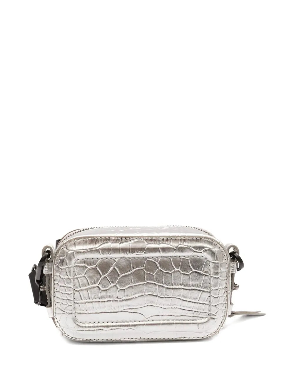 IslaDance crocodile-embossed logo-plaque mini bag