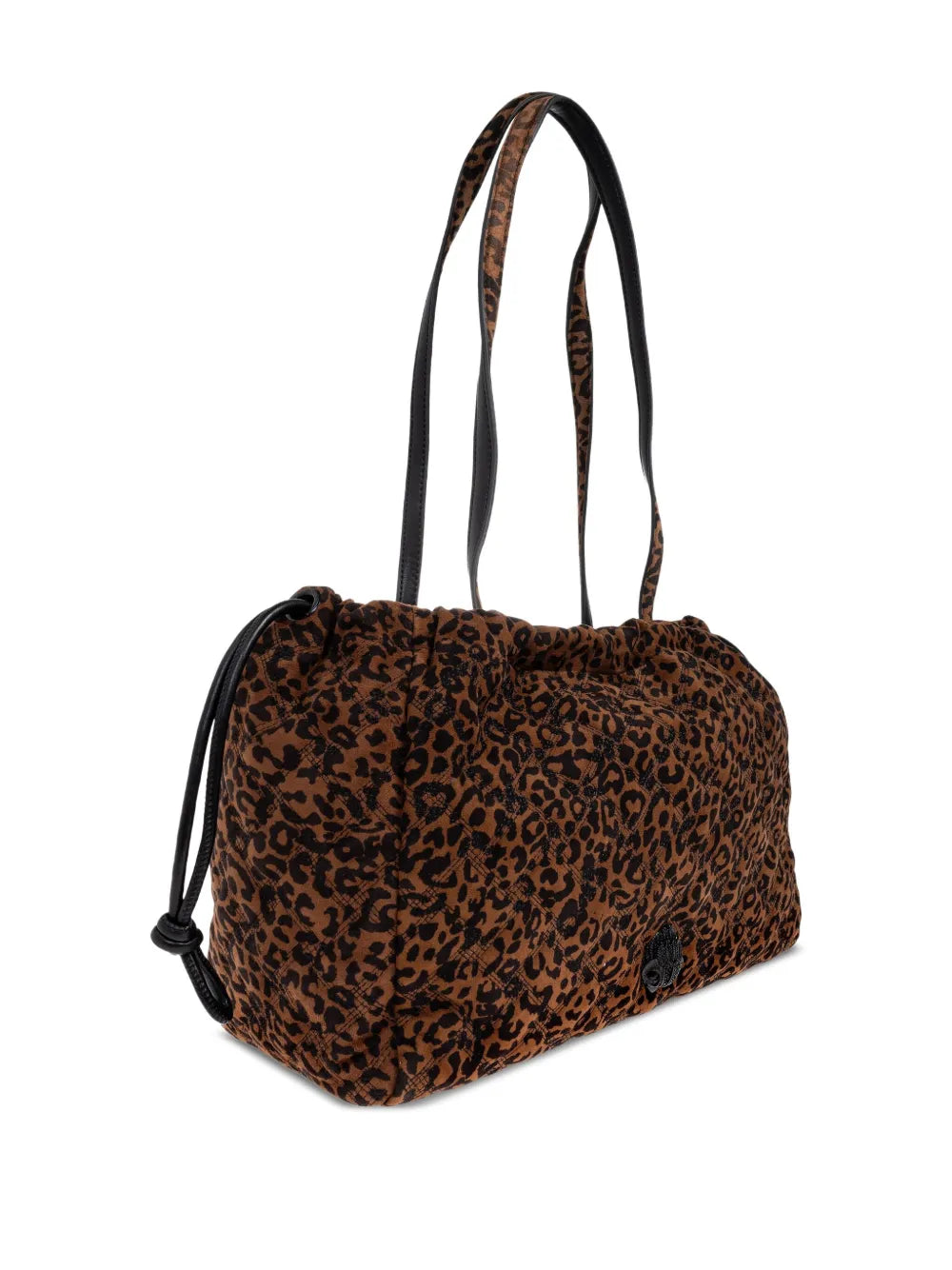 Kurt Geiger LondonKensington leopard-print quilted tote bag
