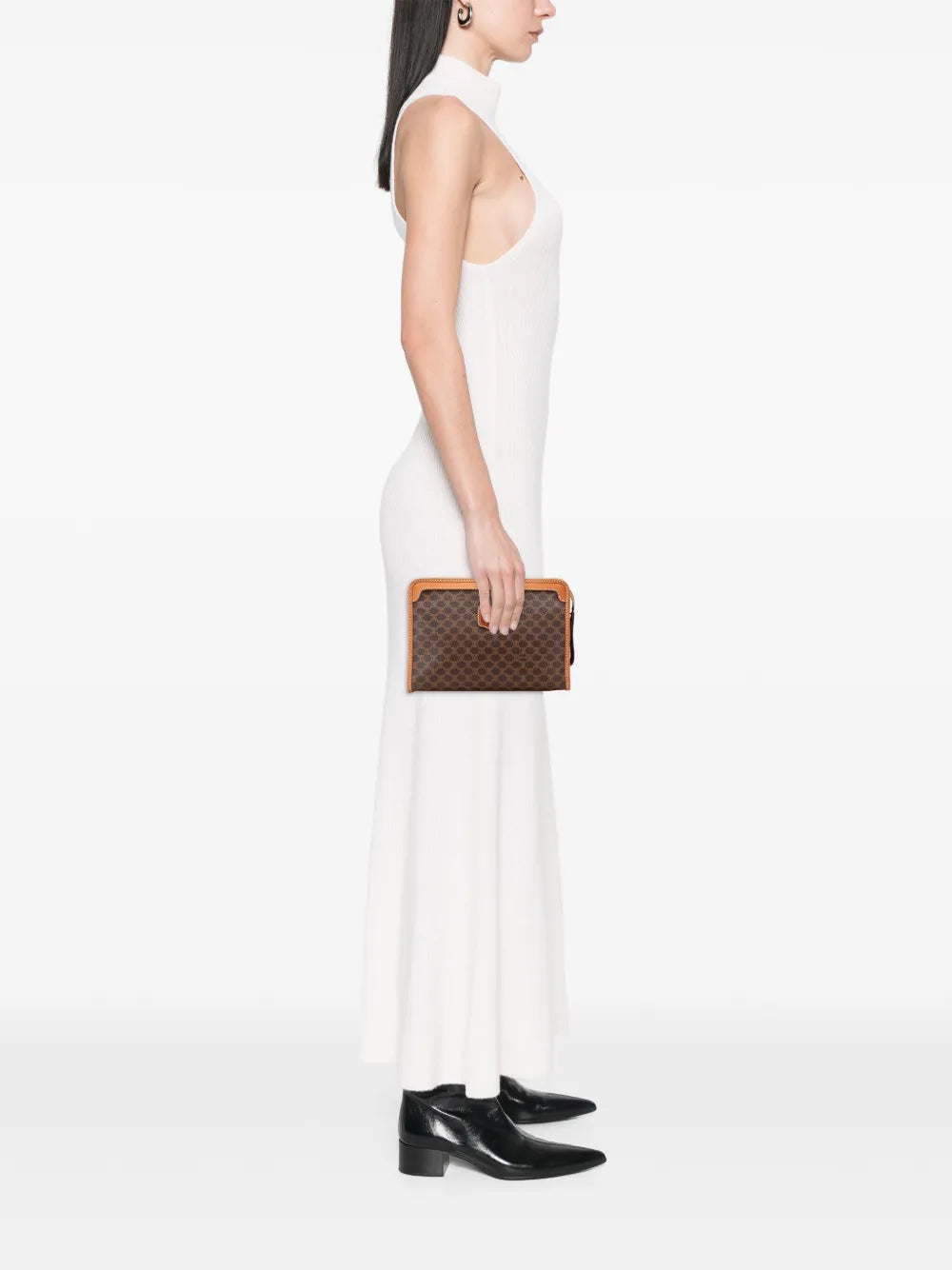 Pre-OwnedCeline Pre-Owned2005 Macadam Coated Canvas clutch bag