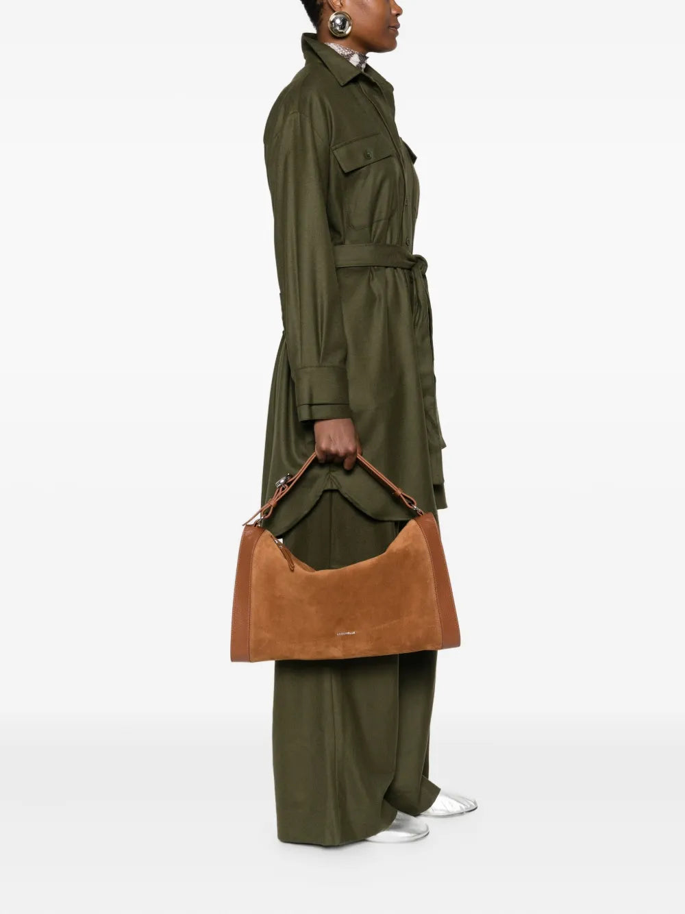 Coccinellesuede shoulder bag