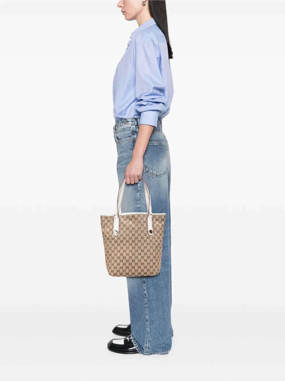 Pre-OwnedGucci Pre-Owned2000-2015 GG Canvas Charmy tote bag