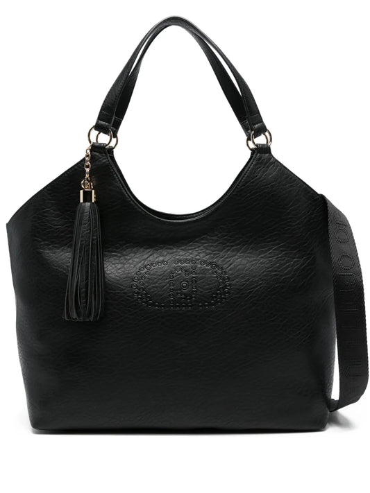 LIU JOlarge tassel-detail tote bag