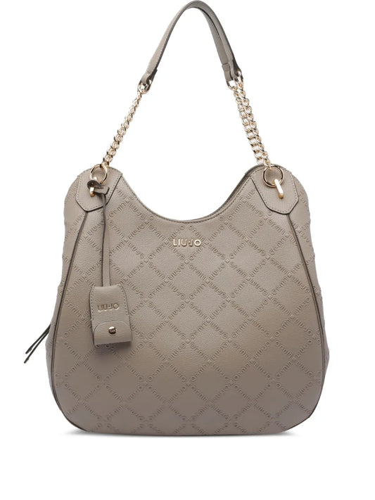 LIU JOlogo-plaque chain shoulder bag