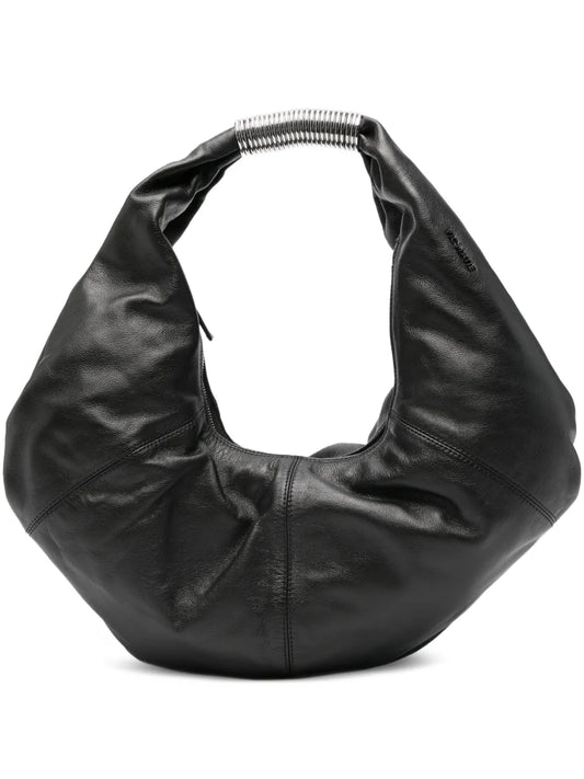 Vic Matiecurved-handle leather tote bag