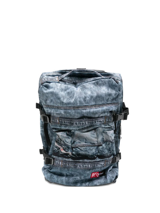 Eastpakdenim-effect wheeled holdall