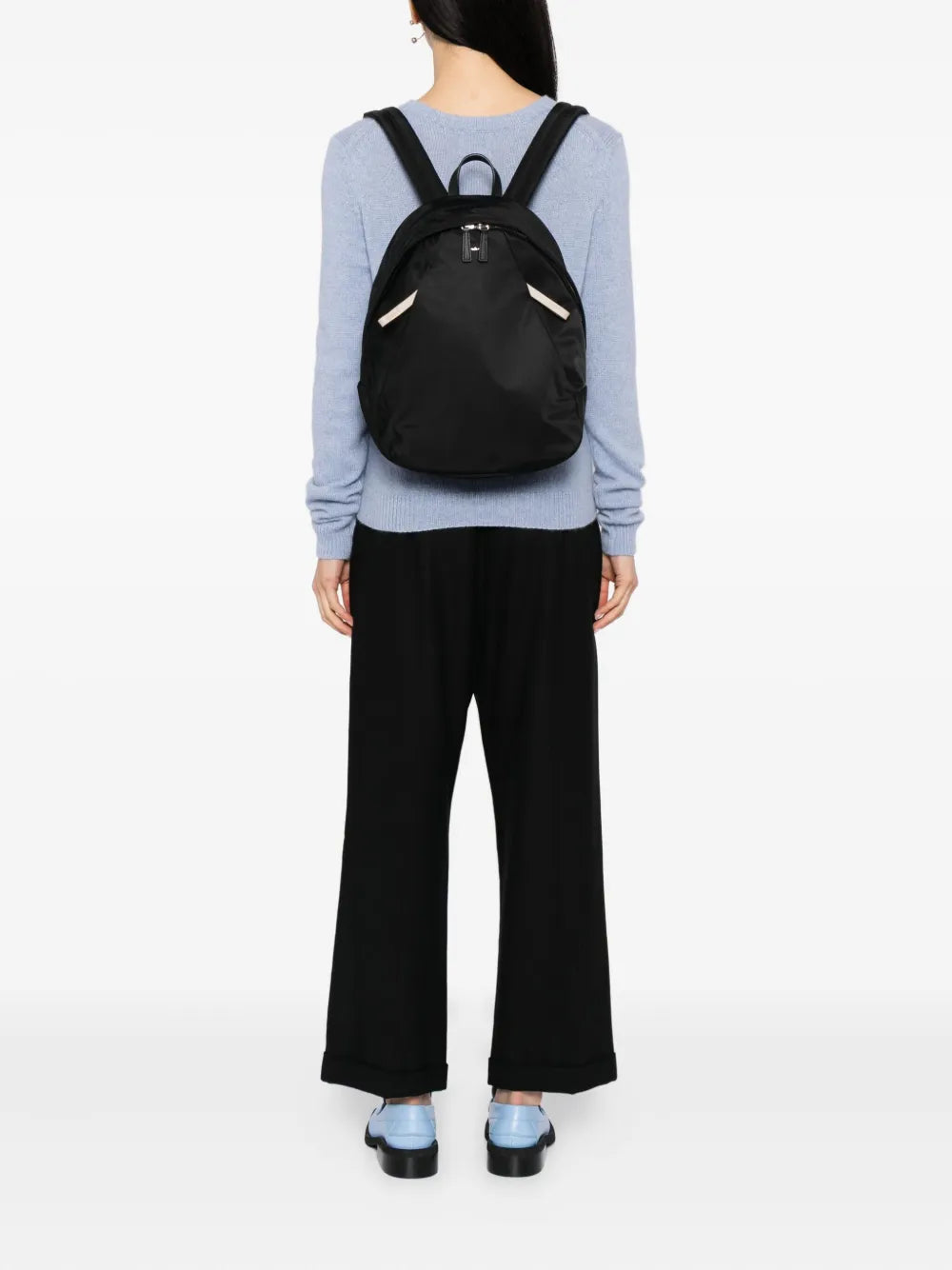 agn b. logo-plaque backpack