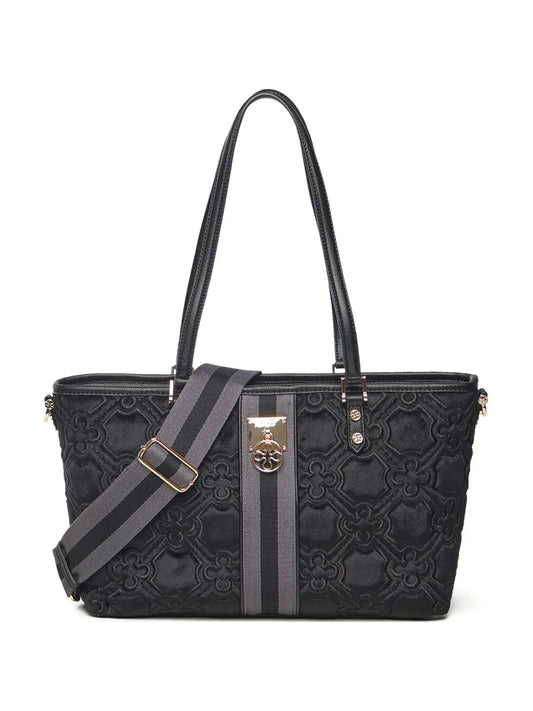 V3Cate quilted-effect tote bag