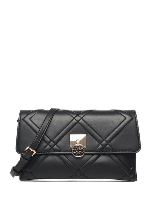 V3Bridget quilted-detail clutch bag