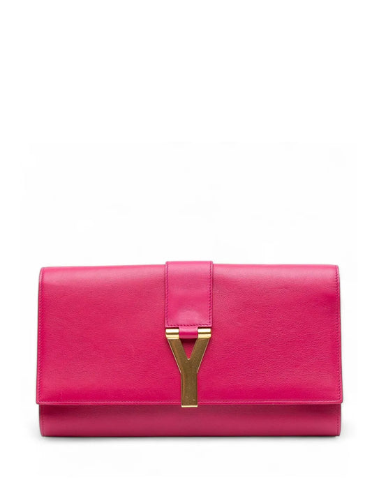 Pre-OwnedSaint Laurent Pre-Owned2013-2025 Leather Chyc Ligne clutch bag