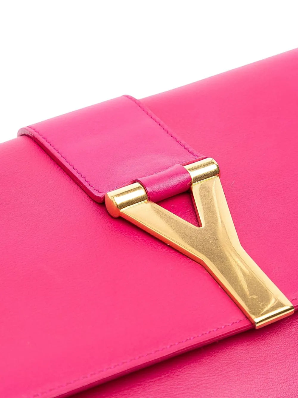 Pre-OwnedSaint Laurent Pre-Owned2013-2025 Leather Chyc Ligne clutch bag