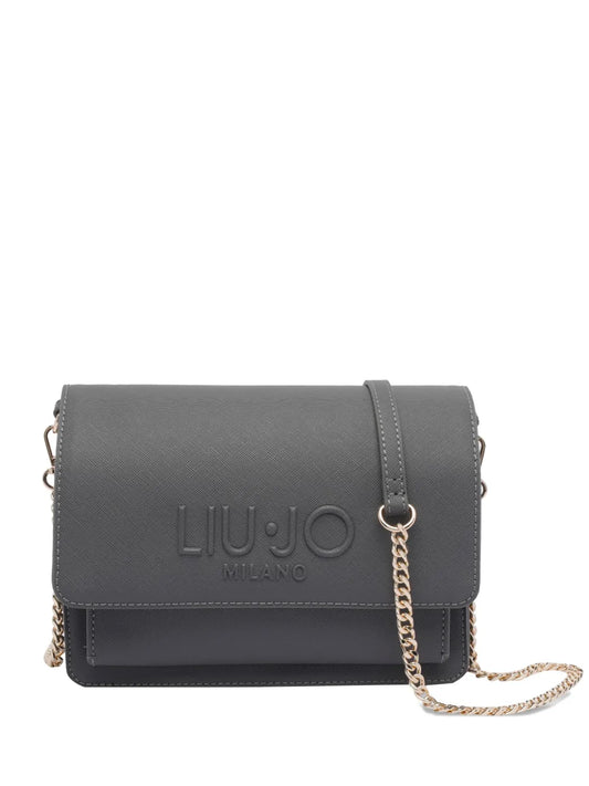 LIU JOlogo chain shoulder bag