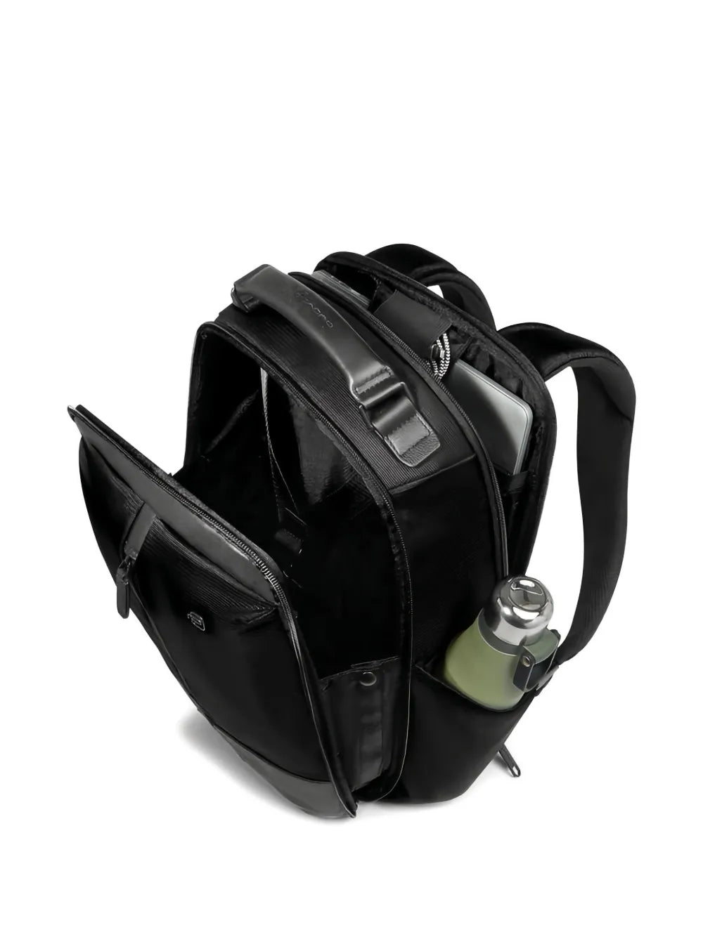 PIQUADROzip-detail laptop backpack