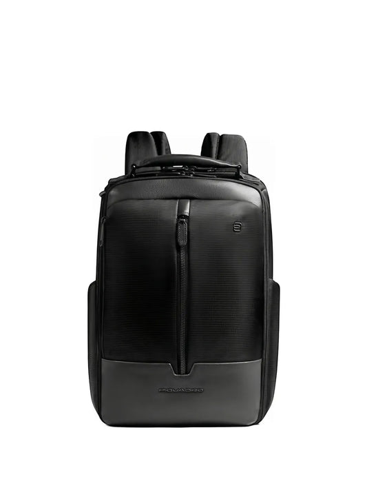 PIQUADROzip-detail laptop backpack
