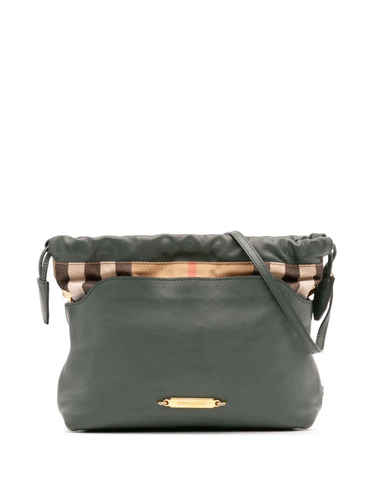 Pre-OwnedBurberry Pre-Owned2000-2017 House Check Canvas and Calfskin Little Crush crossbody bag