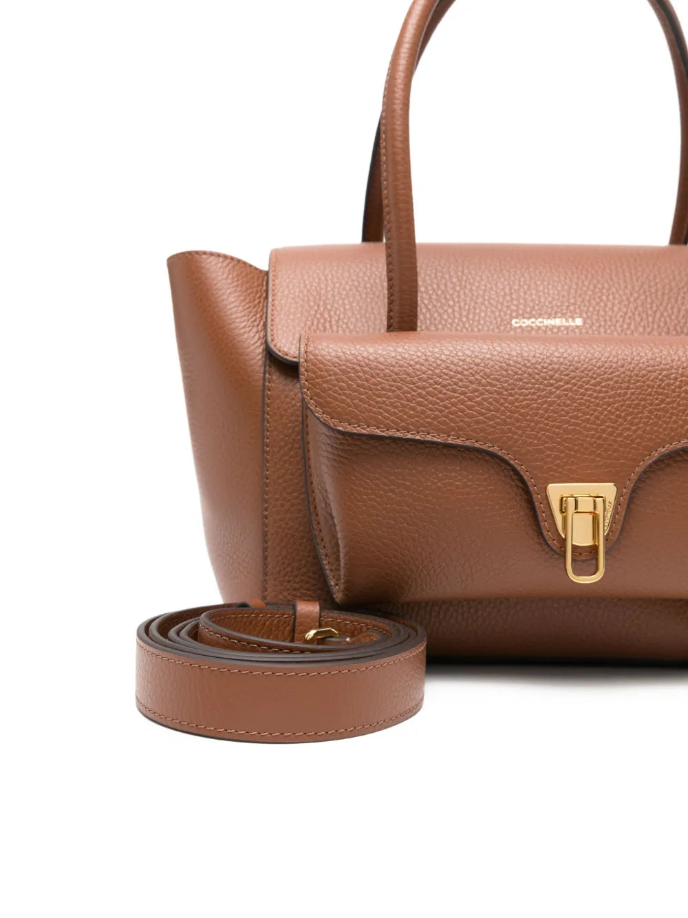 Coccinelleflap-pocket chain shoulder bag