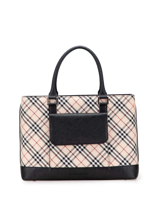 Pre-OwnedBurberry Pre-Owned2000-2017 Nova Check Canvas tote bag
