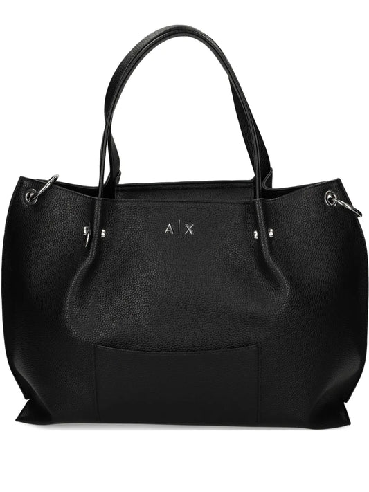 Armani Exchangelogo-detail tote bag