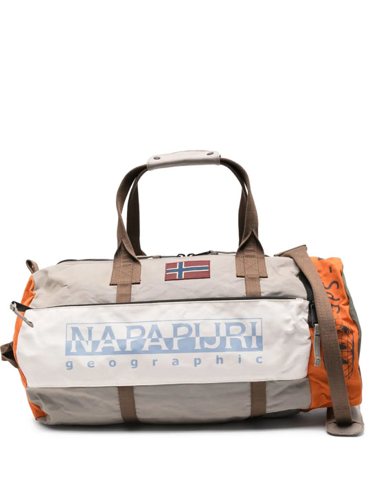 Napapijrilogo-print holdall bag