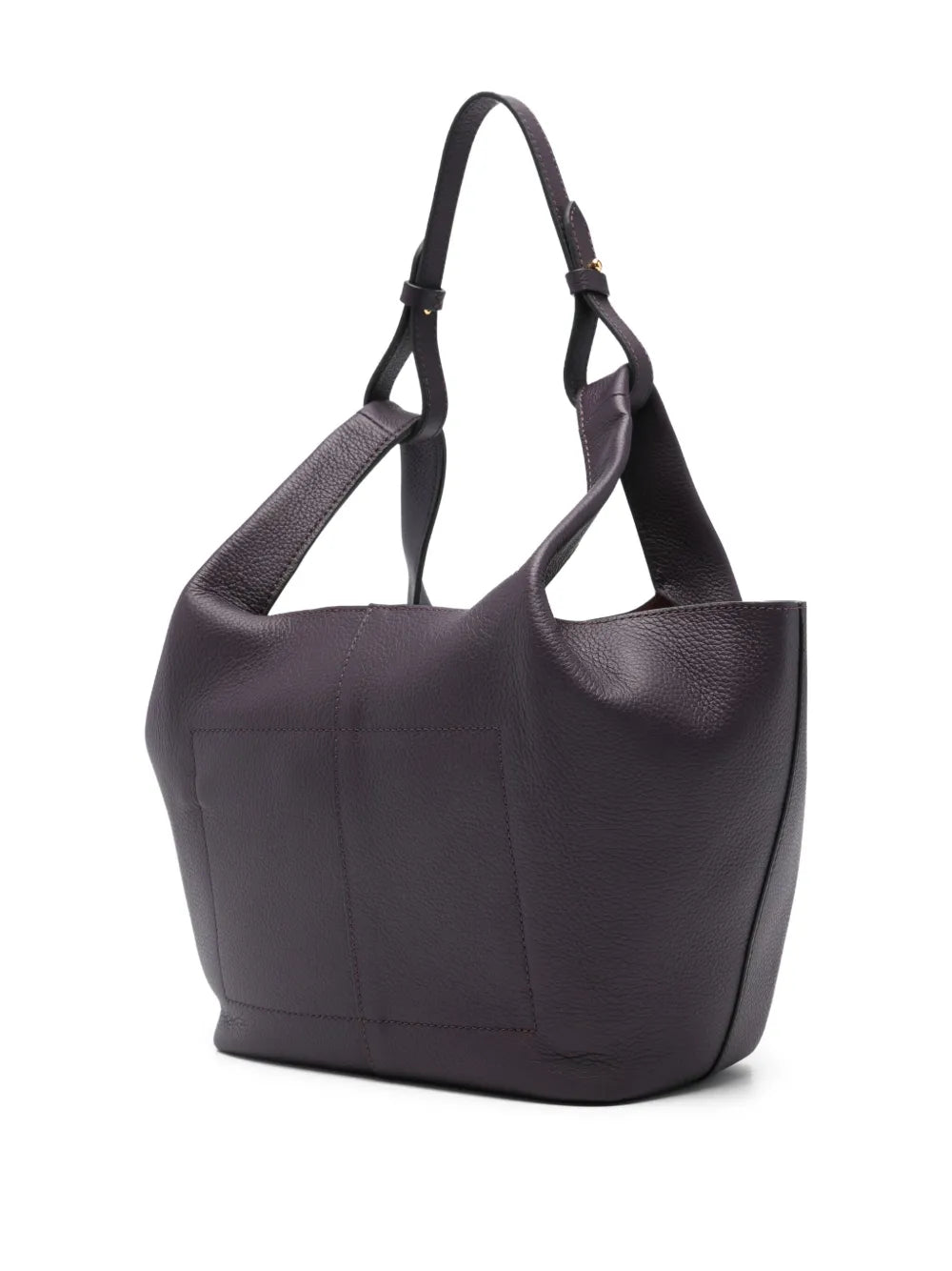 Coccinelleknotted-handle leather shoulder bag