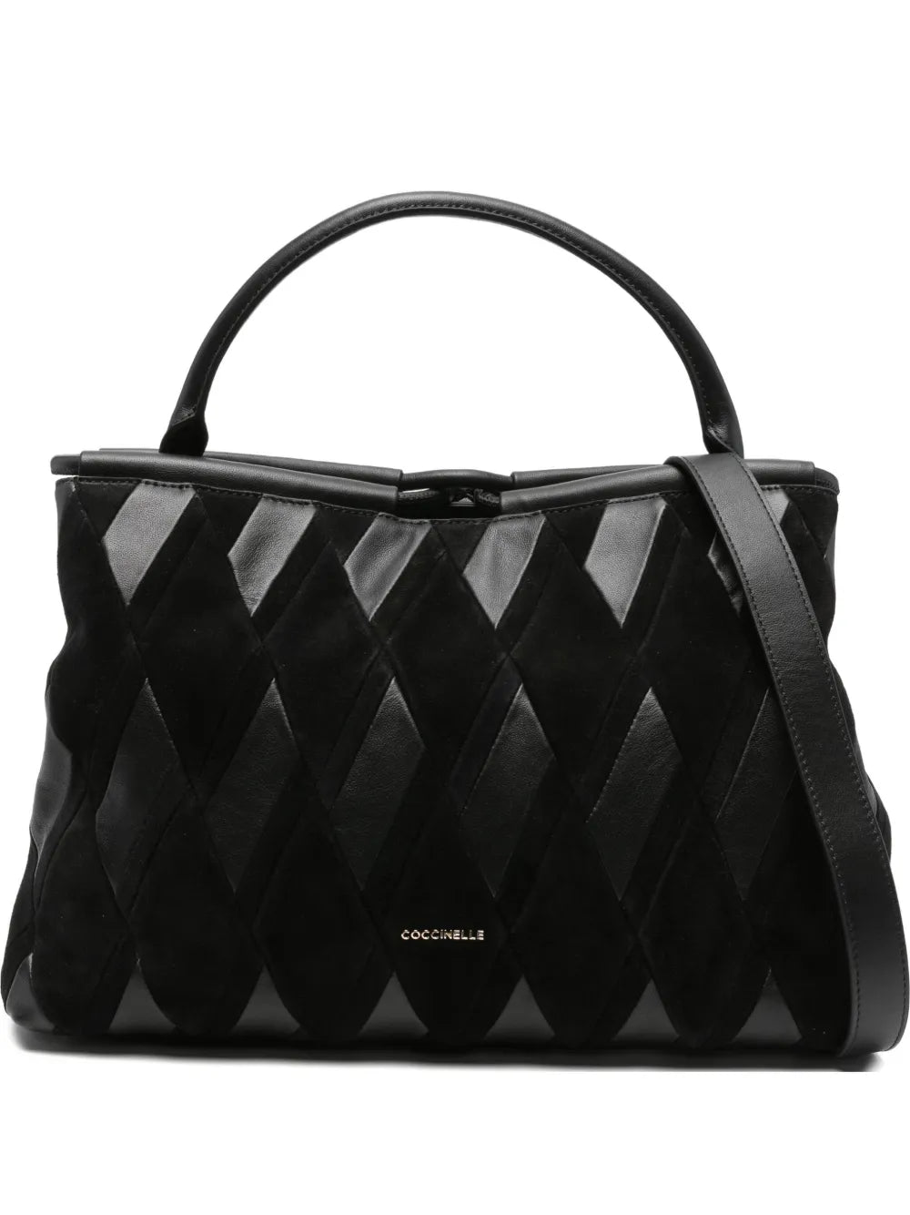 Coccinellequilted leather tote bag