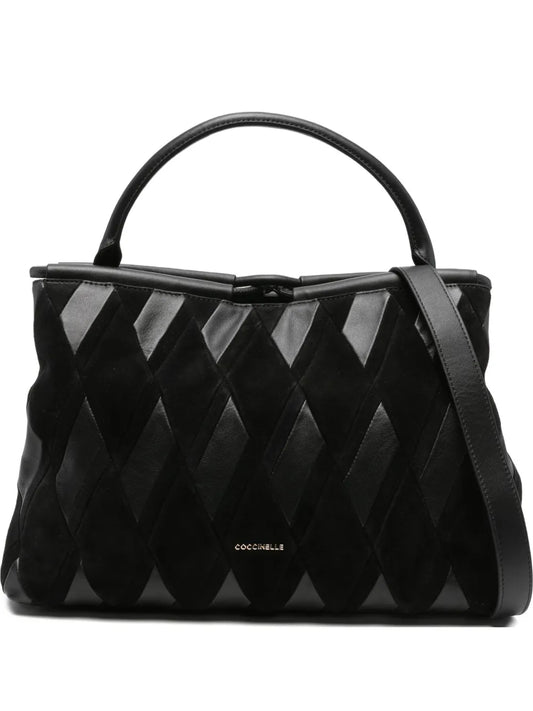 Coccinellequilted leather tote bag