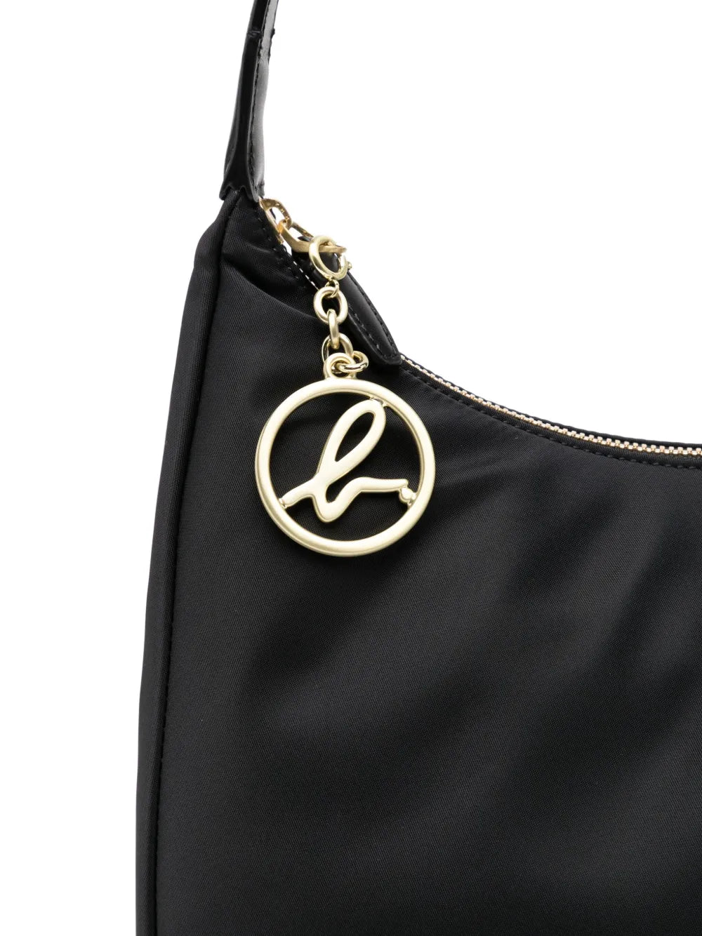 agn b. large logo-plaque shoulder bag