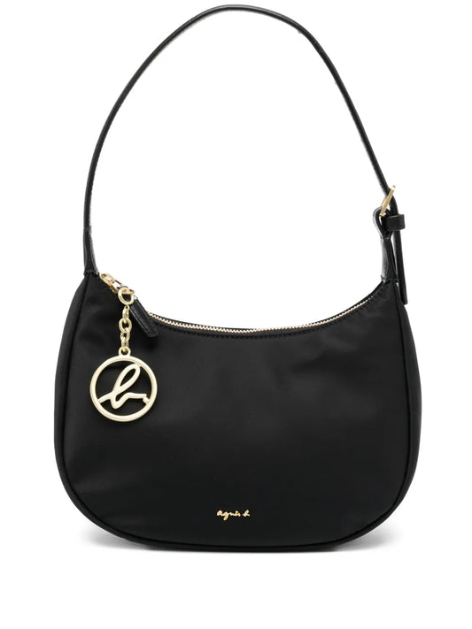 agn b. small logo-plaque shoulder bag