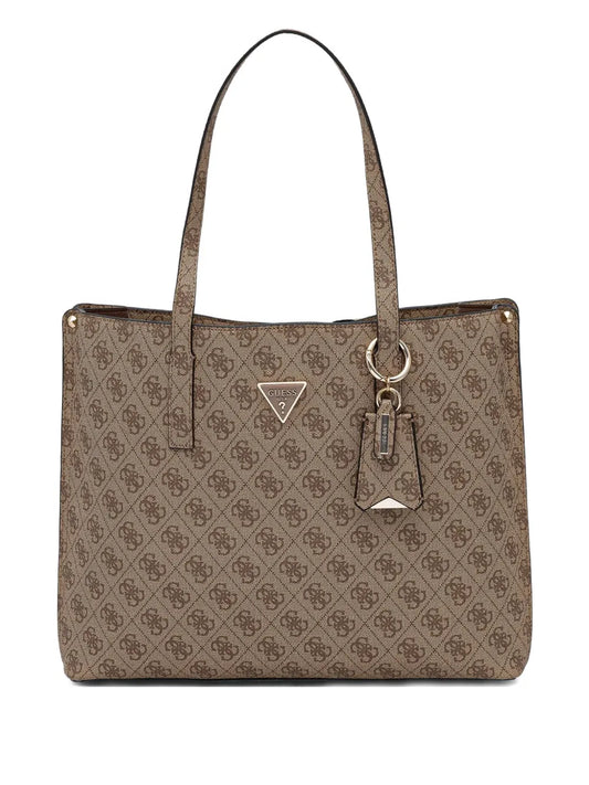 GUESS USAMeridian II Girlfriend monogram-pattern tote bag