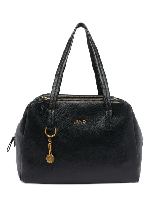 LIU JOmedium logo-plaque tote bag
