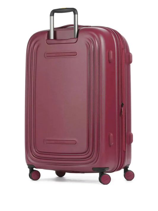 Mandarina Ducklarge Logoduck ribbed trolley suitcase