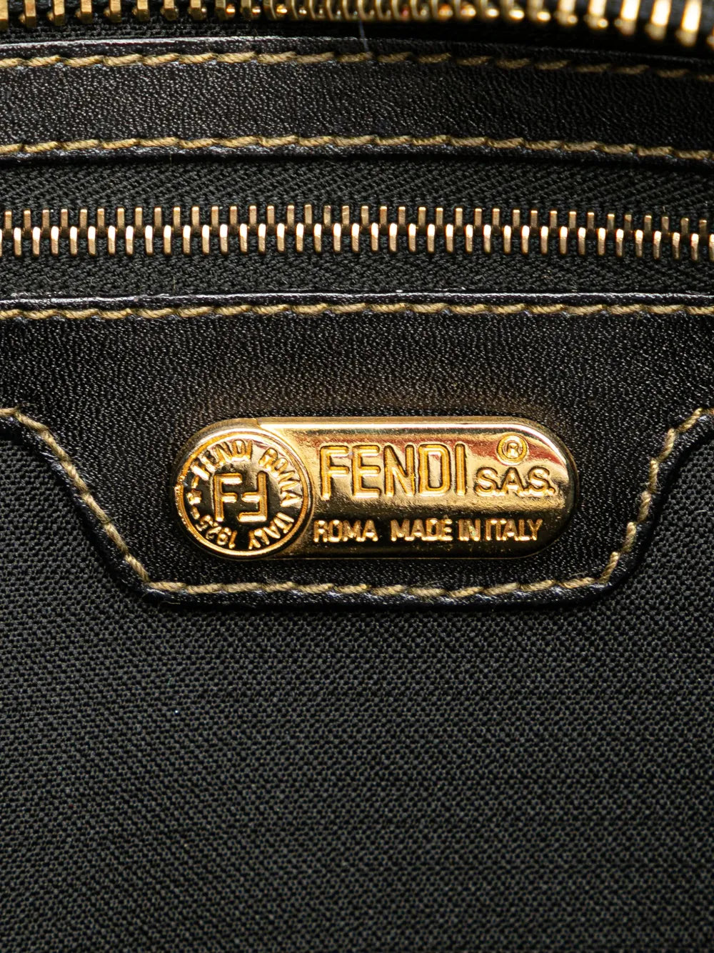 Pre-OwnedFendi Pre-Owned20th Century Pequin Coated Canvas crossbody bag