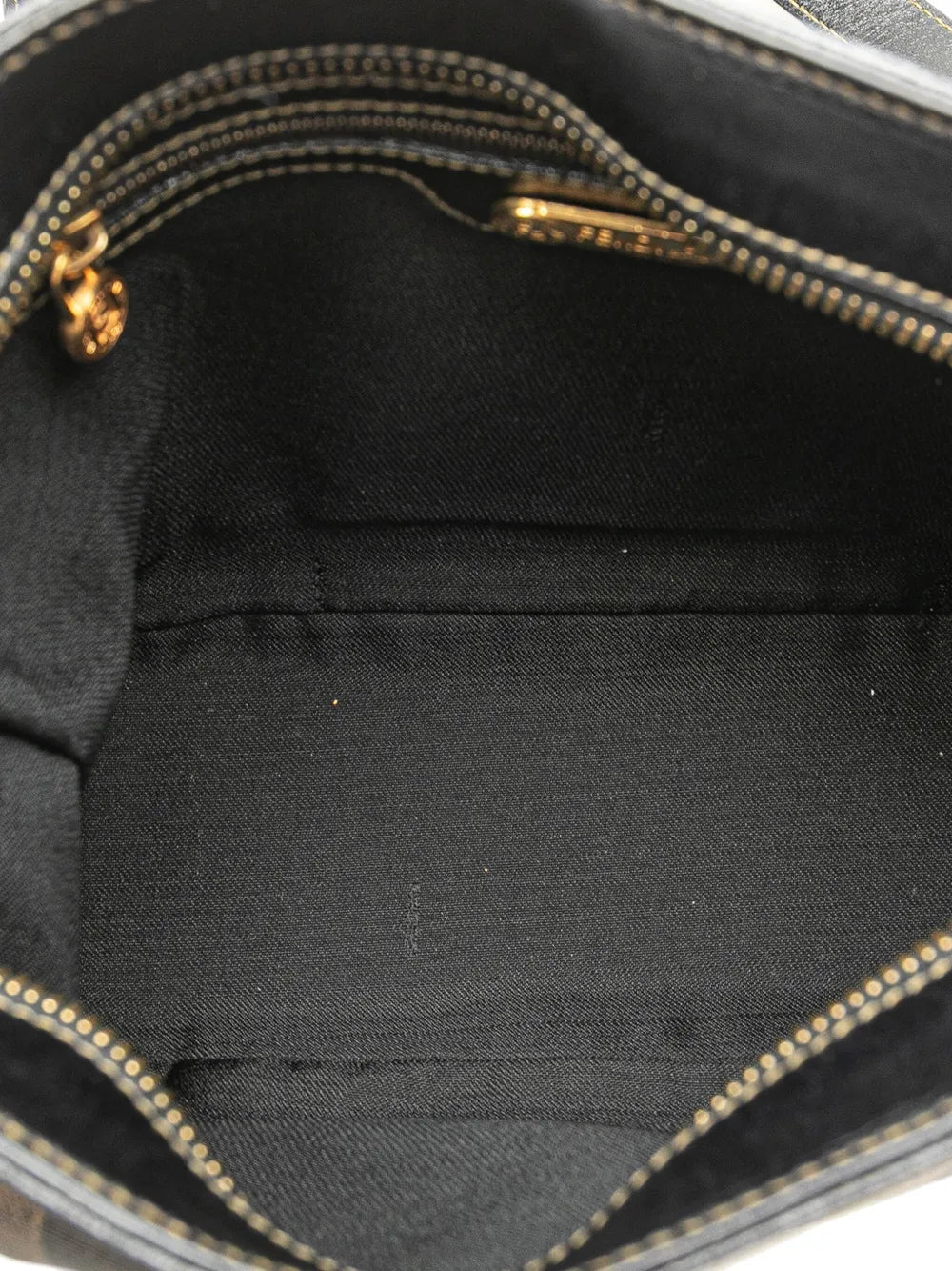 Pre-OwnedFendi Pre-Owned20th Century Pequin Coated Canvas crossbody bag