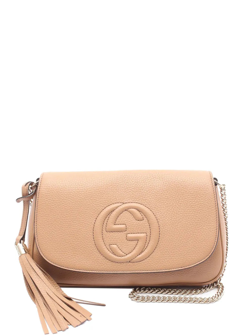 Pre-OwnedGucci Pre-Owned2000-2015 Medium Leather Soho Chain Flap crossbody bag