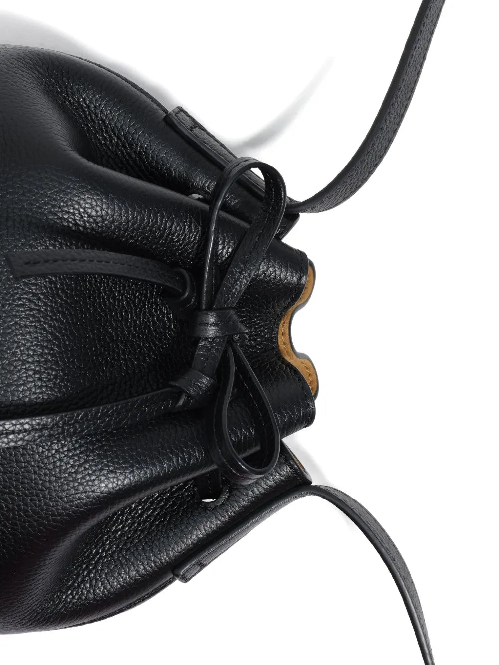 Bimba y Loladrawstring leather bucket bag