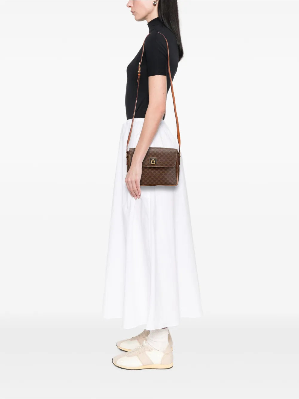 Pre-OwnedCeline Pre-Owned2013 Macadam Coated Canvas crossbody bag
