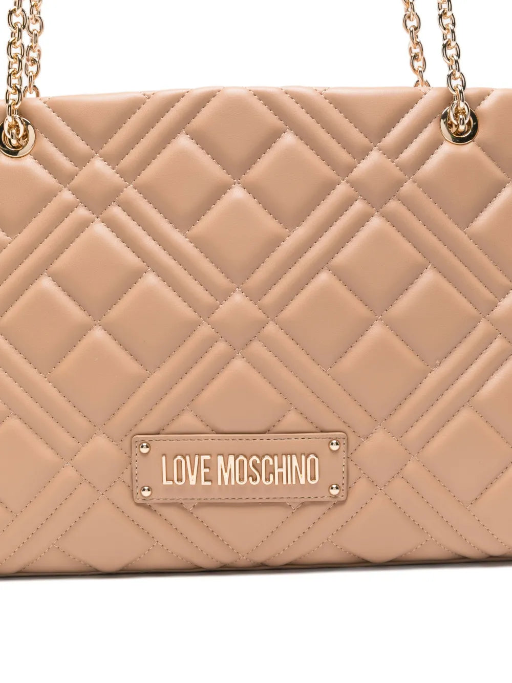 Love Moschinoquilted chain-strap shoulder bag