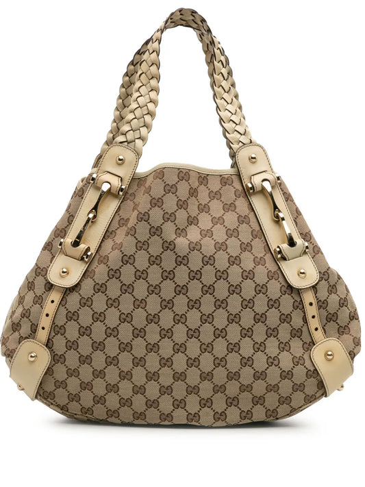 Pre-OwnedGucci Pre-Owned2016-2025 GG Canvas Horsebit Pelham shoulder bag
