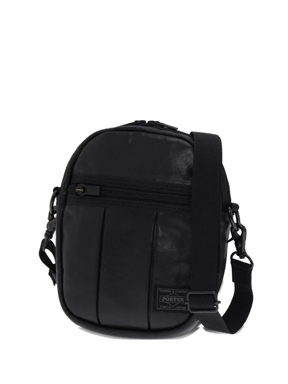Porter-Yoshida & Co.leather panelled shoulder bag