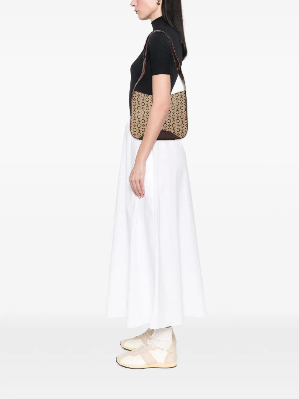 Pre-OwnedCeline Pre-Owned1999 C Macadam Canvas shoulder bag