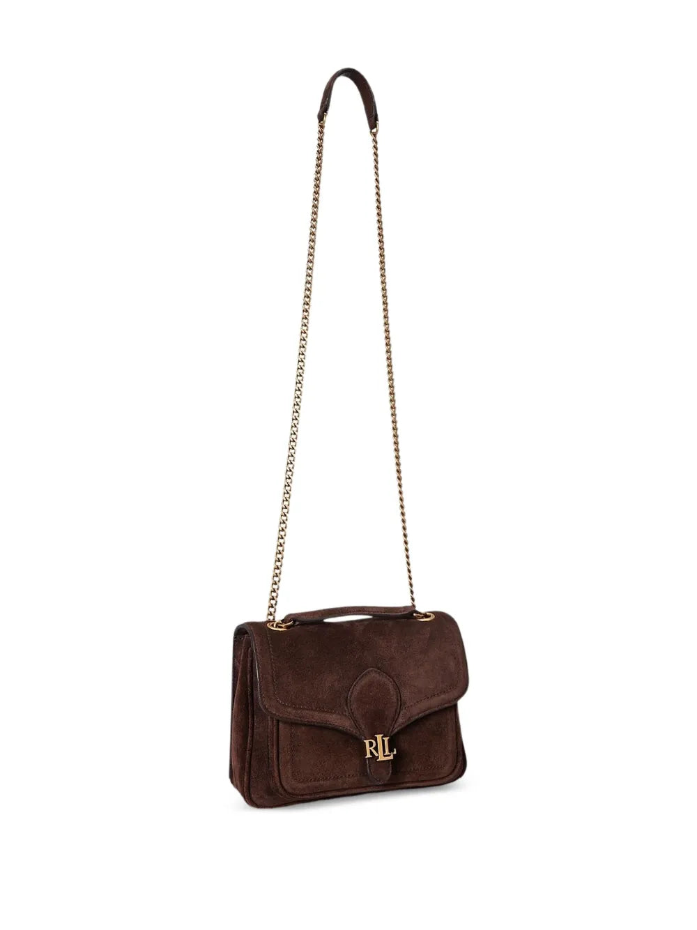 Lauren Ralph Laurensmall Bradley suede shoulder bag