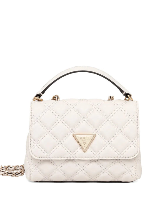 GUESS USAquilted-design crossbody bag